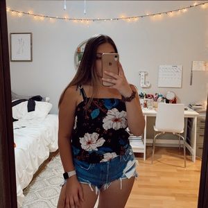 Billabong floral tank